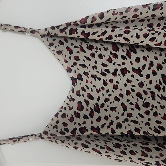 NWT FRENCH GREY FARINELLA DOUBLE LAYER CAMI ANIMAL PRINT 1X - Picture 8 of 13